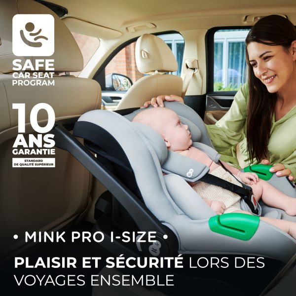 Siège auto Mink Pro 2 i-Size Noir avec base