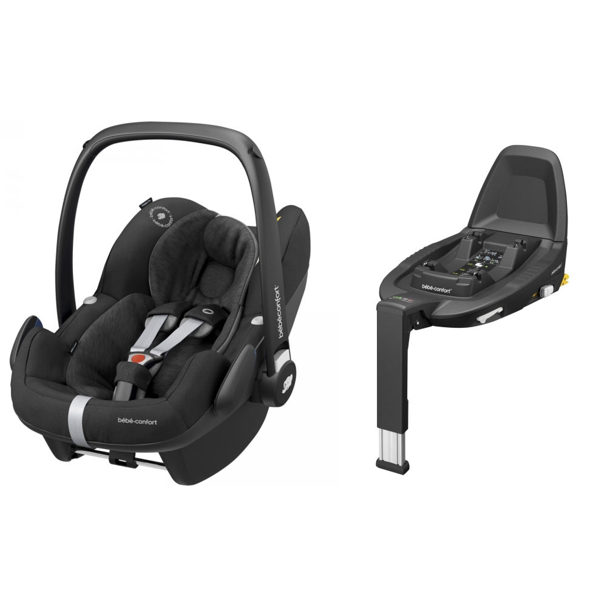 Bebe Confort Siege Auto Pebble Pro I Size Essential Black Base Familyfix3 I Size Noire Made In Bebe