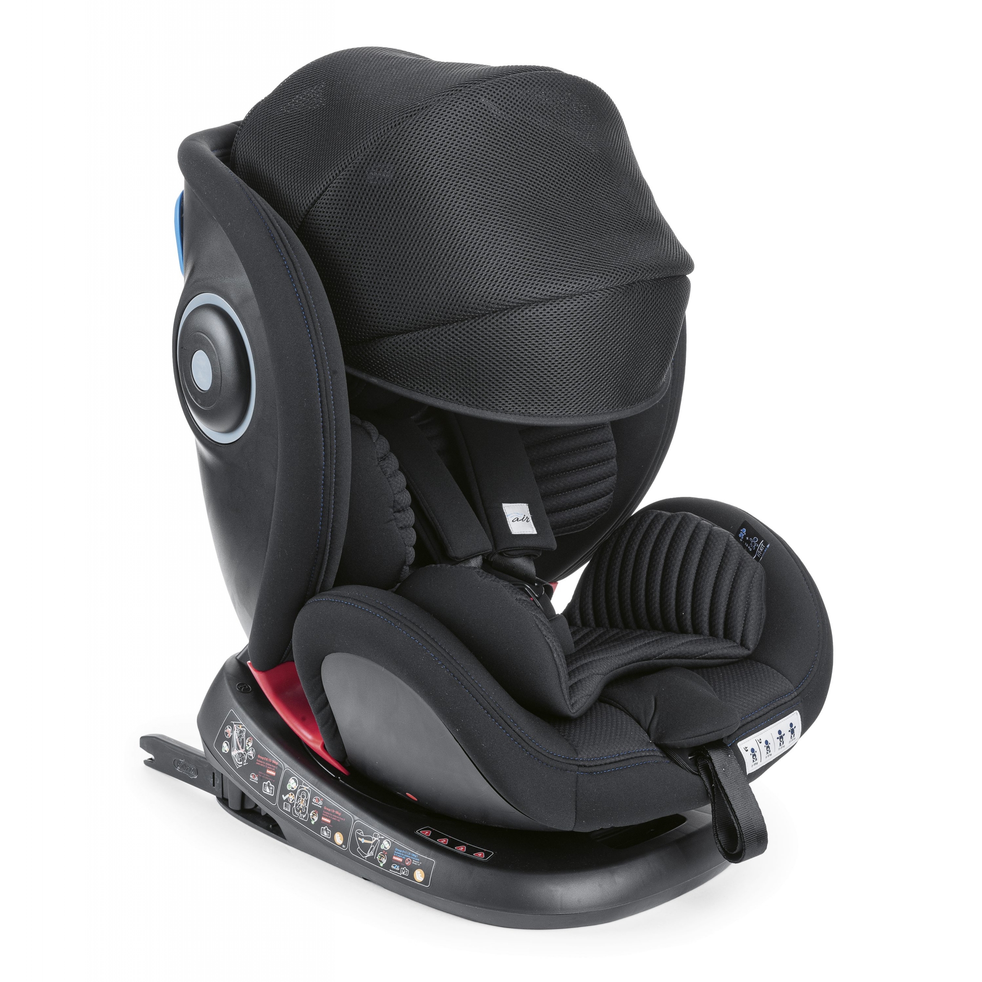 Chicco Siège auto Seat4Fix Air Black Made In Bébé