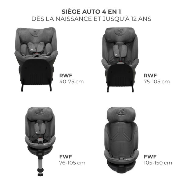 Siège auto Xrider² i-Size Grey