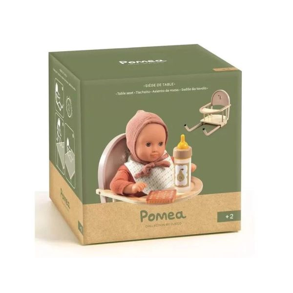 Siège de table pour poupée Poméa