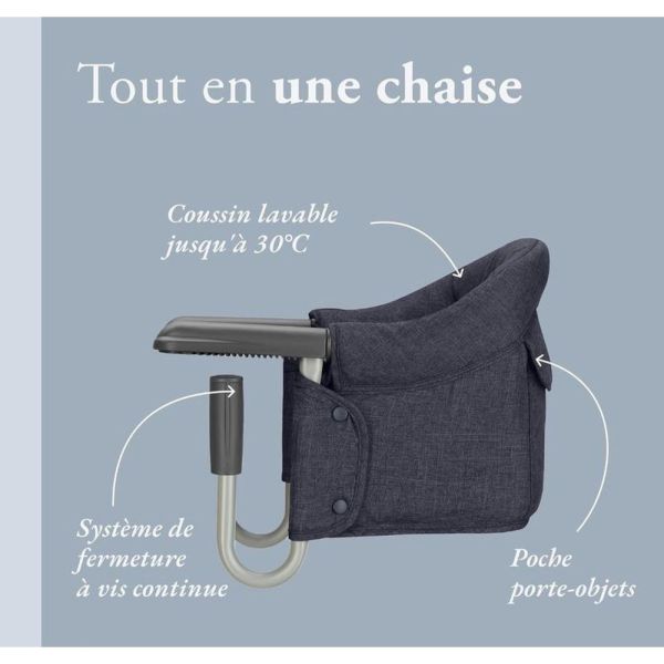 Siège de table Fast Charcoal Grey