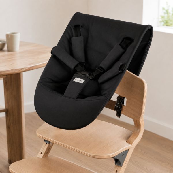 Transat pour chaise haute Noir