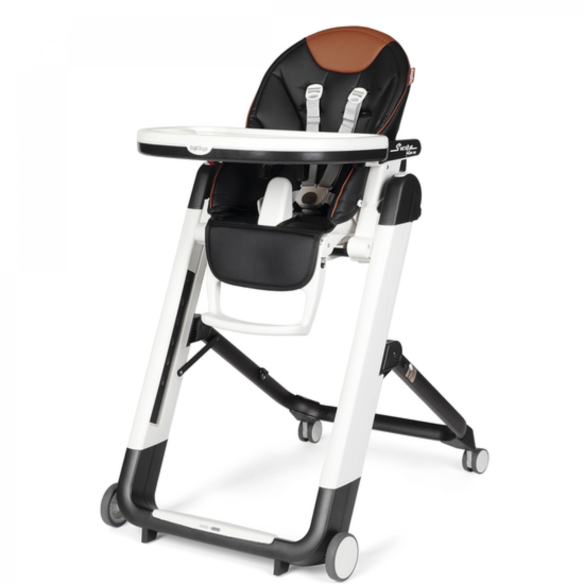 Peg Perego Chaise haute Siesta Follow Me Ebony Made in Bébé