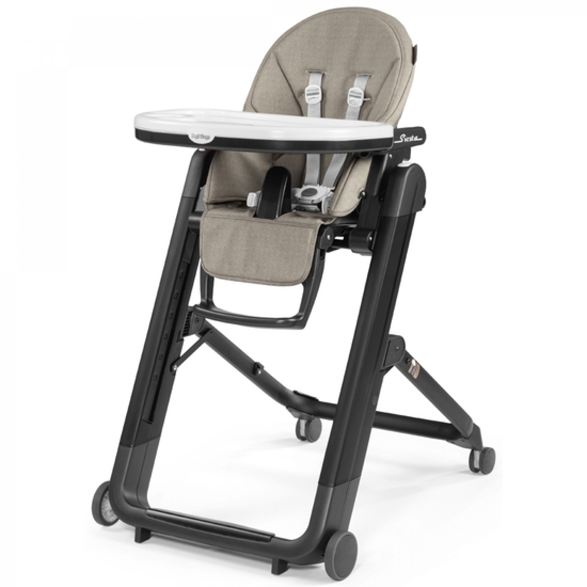 Peg Perego Chaise haute Siesta Follow Me Ginger Grey Made in Bébé