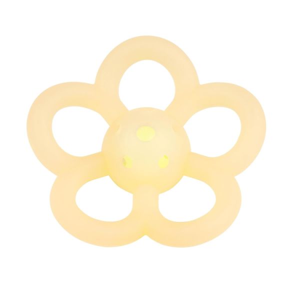 Anneau dentition fleur Jaune