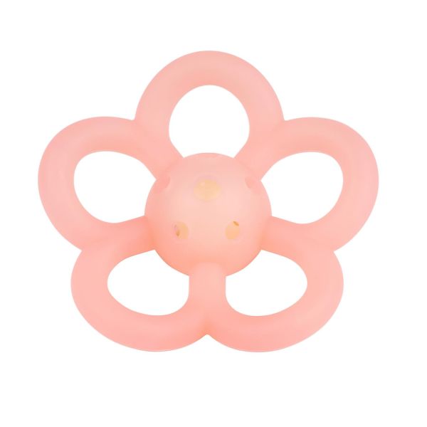 Anneau dentition fleur Rose