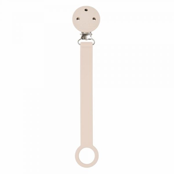 Attache sucette silicone Beige