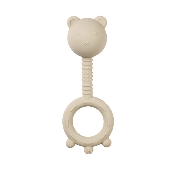 Hochet ours en silicone argile