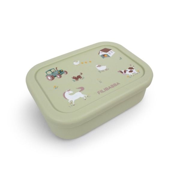 Boîte à lunch en silicone Bog Green