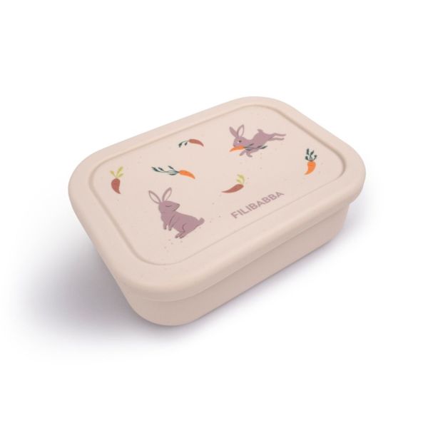 Boîte à lunch en silicone Toasted Almond