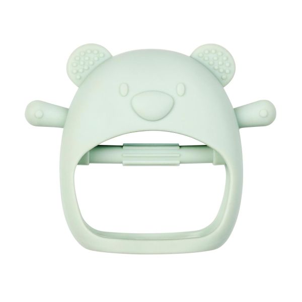 Moufle de dentition en silicone vert