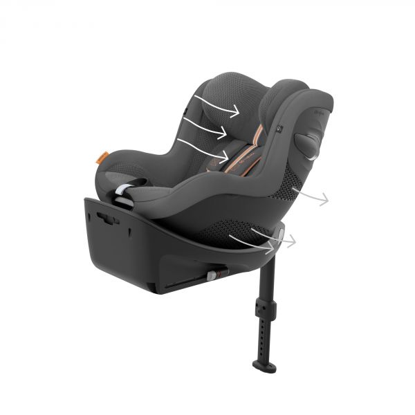 Siège auto Sirona G i-Size Tissu Plus - Lava Grey