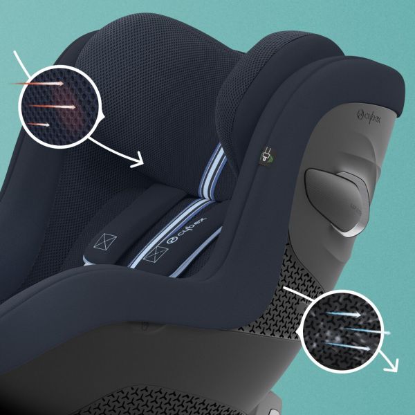 Siège auto Sirona G i-Size Tissu Plus Ocean Blue