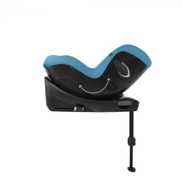 Siège auto Sirona Gi i-Size Tissu Plus Beach Blue avec base intégrée