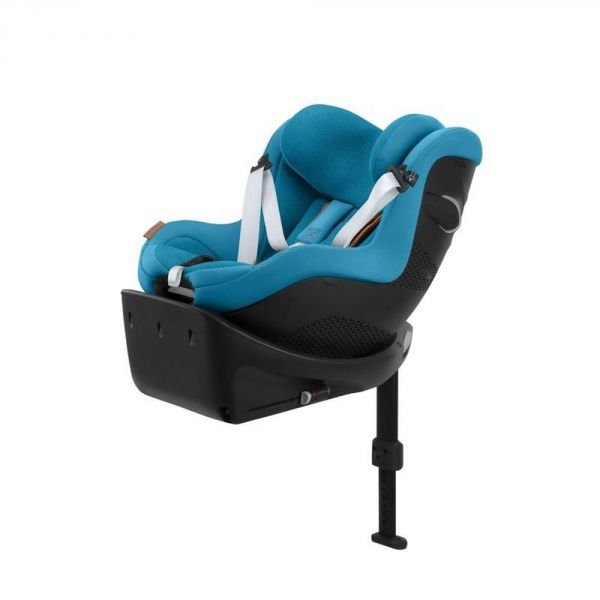 Siège auto Sirona Gi i-Size Tissu Plus - Beach Blue avec base