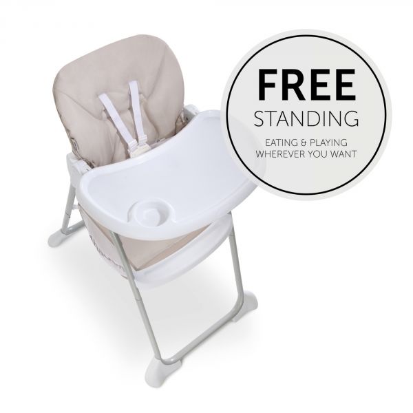 Chaise haute pliable Sit N Fold Beige