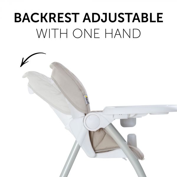 Chaise haute pliable Sit N Fold Beige