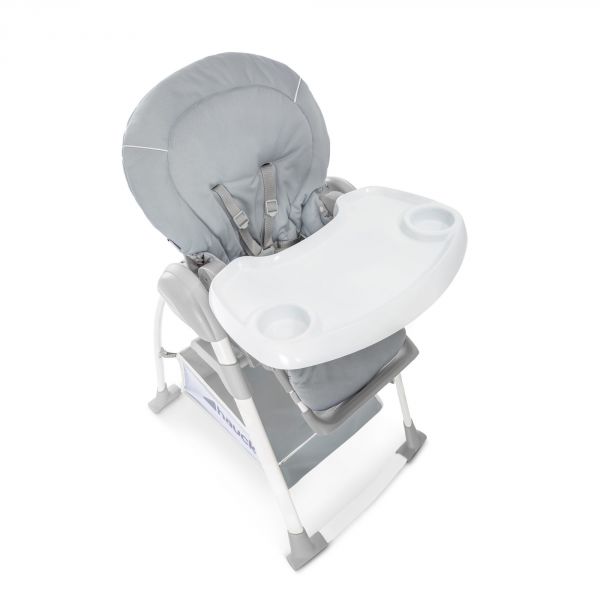 Chaise haute pliable Sit N Relax 3 en1 Stretch gris