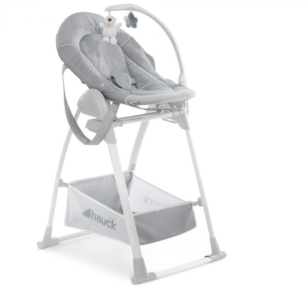 Chaise haute pliable Sit N Relax 3 en1 Stretch gris