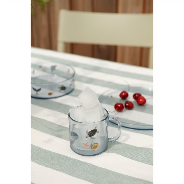 Coffret repas bébé Siva en tritan Sea creature Sandy