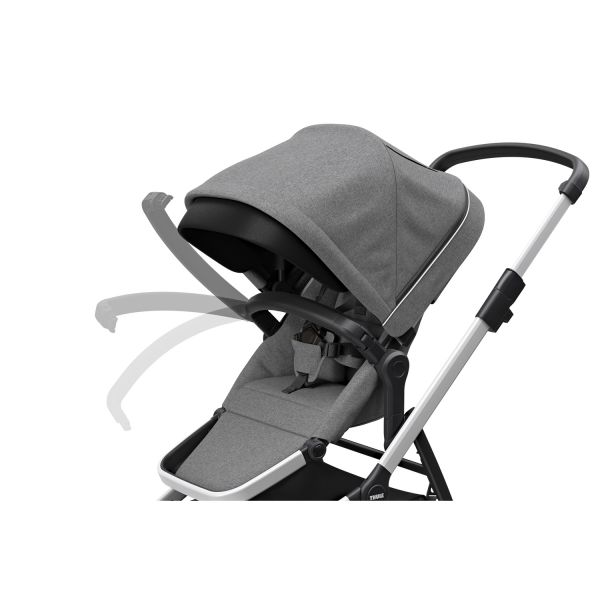 Poussette Sleek - Grey Melange