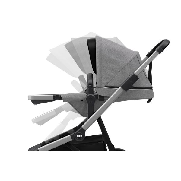 Poussette Sleek - Grey Melange
