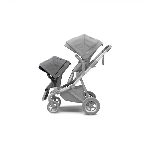 Siège poussette Sleek Sibling - Grey Melange