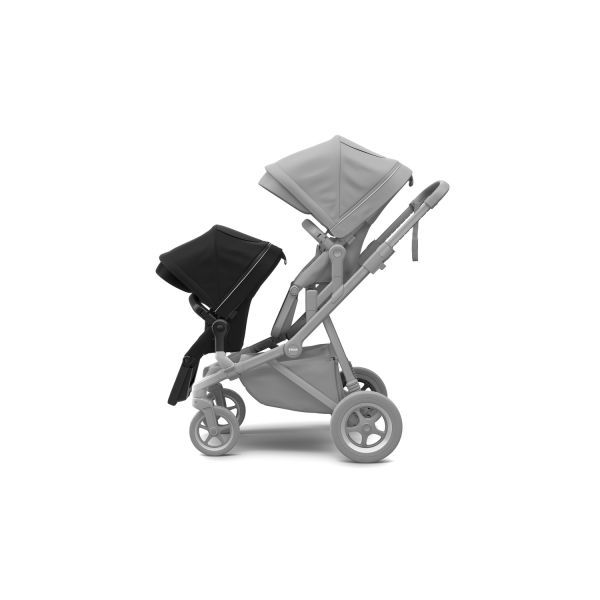 Siège poussette Sleek Sibling - Midnight Black on Black