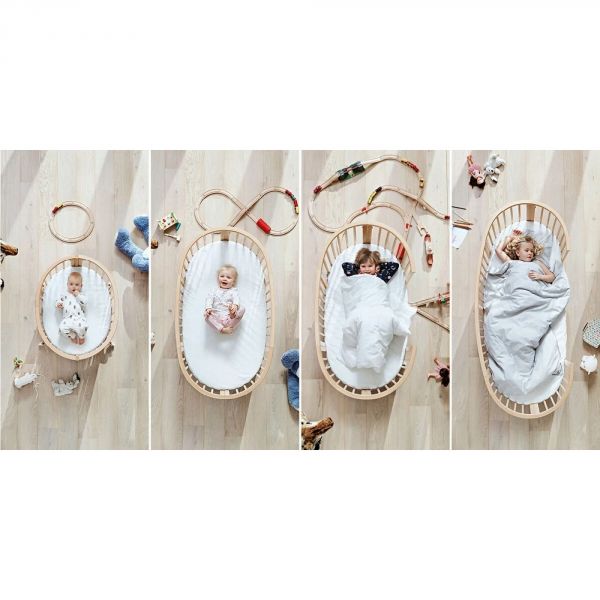 Drap Housse lit Sleepi Junior Blanc