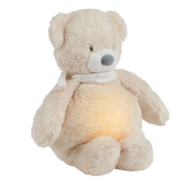 Sleepy veilleuse peluche ours beige  - Lapidou