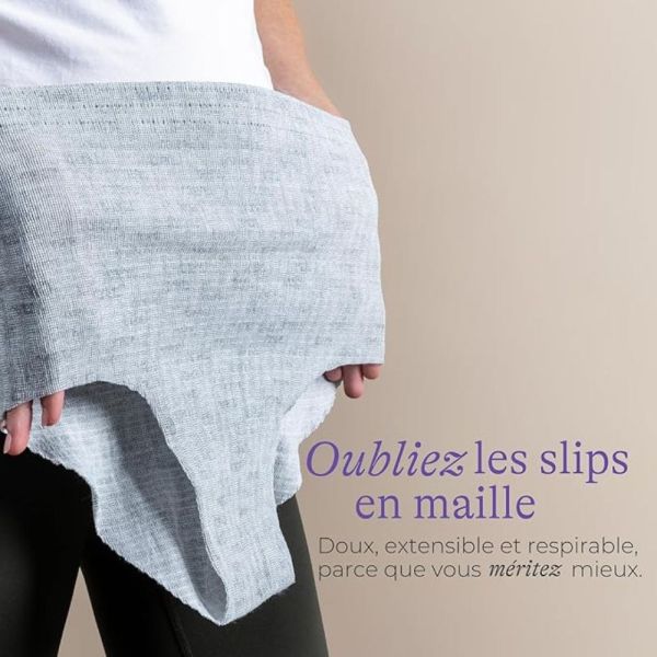 Lot de slips filets maternité lavables