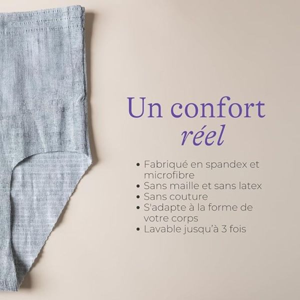 Lot de slips filets maternité lavables