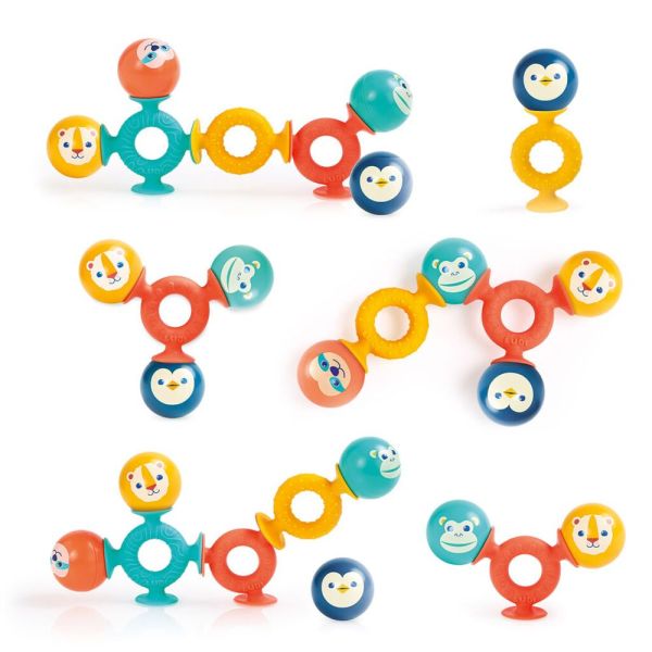 Jeu d'éveil à ventouses et balles sonores Smac Pop