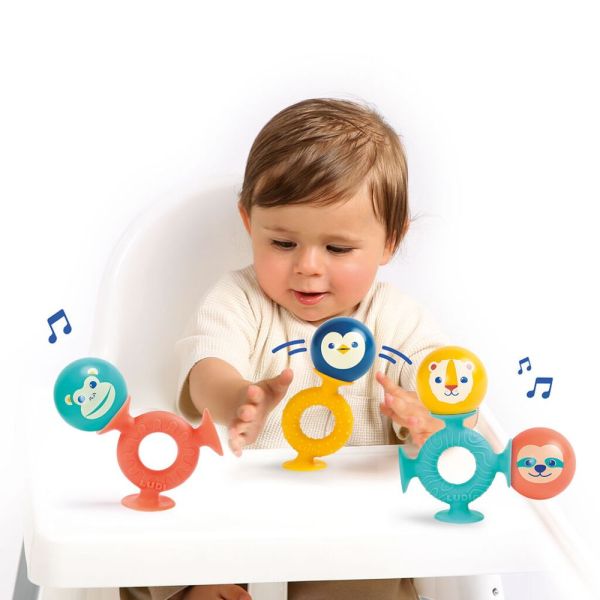 Jeu d'éveil à ventouses et balles sonores Smac Pop