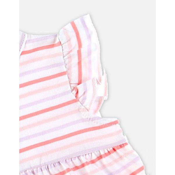 Pyjama combishort rayée Smart Girls 6 mois