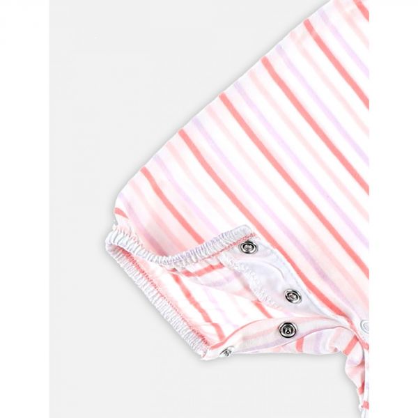 Pyjama combishort rayée Smart Girls 6 mois