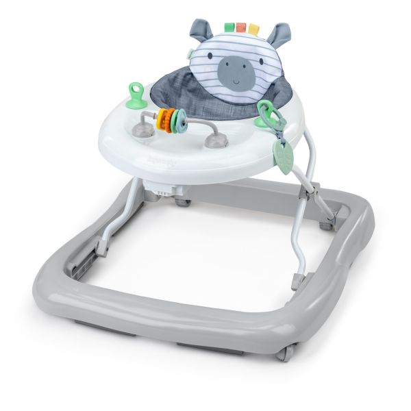 Trotteur bébé pousseur avec activités, 3 hauteurs, Casi le Zèbre