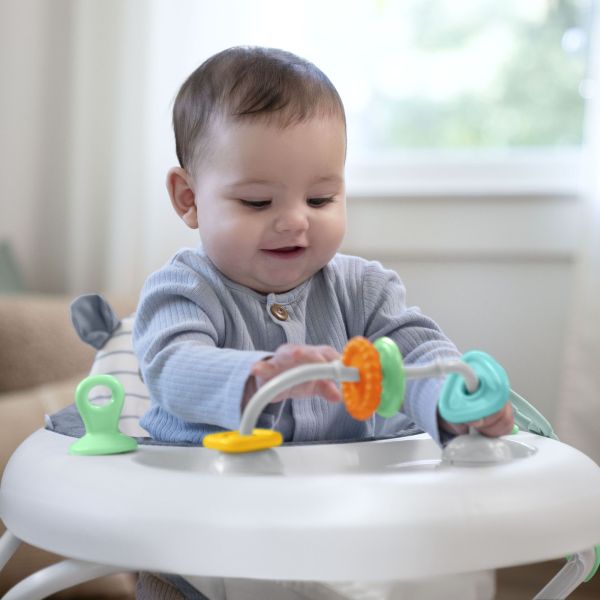 Trotteur bébé pousseur avec activités, 3 hauteurs, Casi le Zèbre