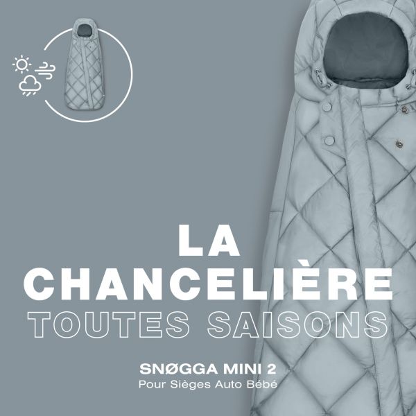 Chancelière universelle mini Snogga 2 pour coque 0/0+ - Beach Blue