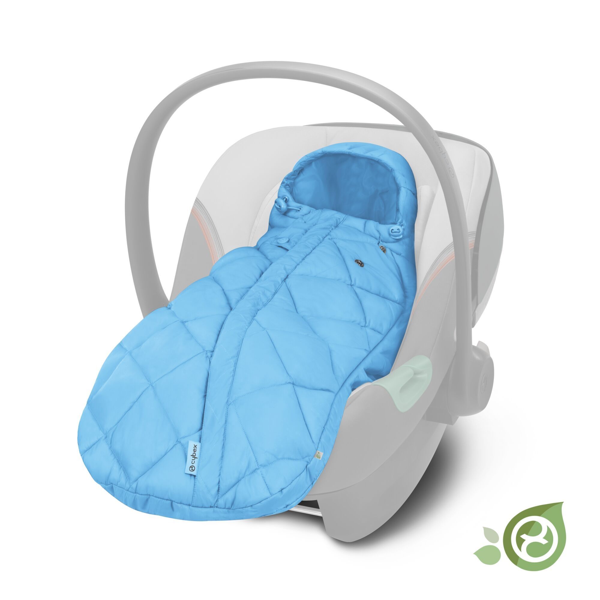 Chancelière universelle mini Snogga 2 pour coque 0/0+ - Beach Blue - Made  in Bébé