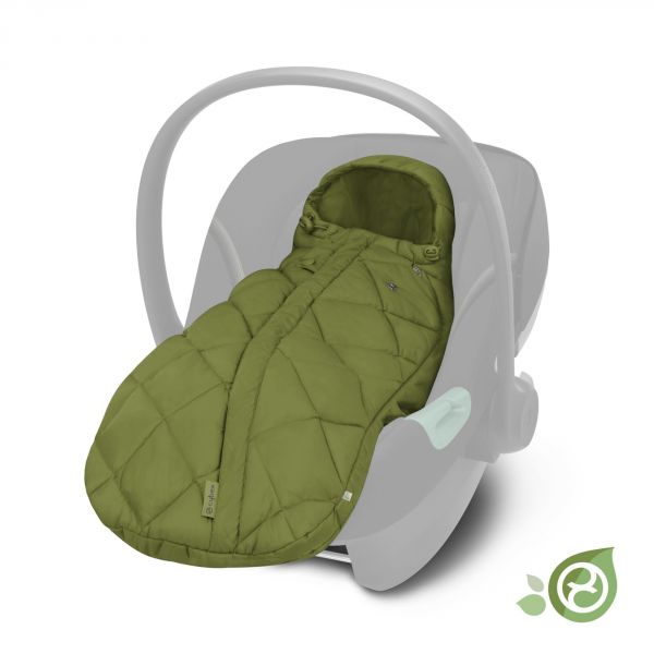 Chancelière universelle mini Snogga 2 pour coque 0/0+ - Nature Green