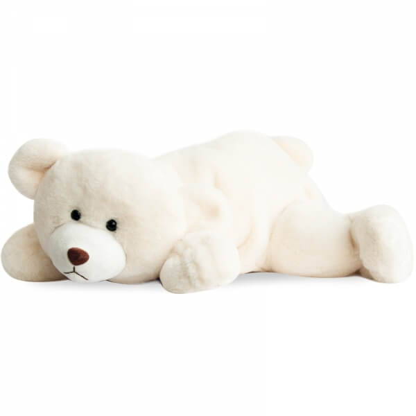 Peluche géante ours blanc 50 cm