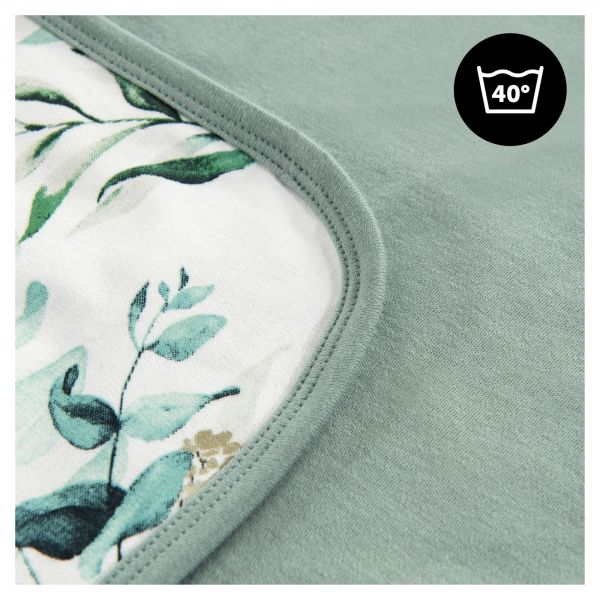 Couverture cosy Snuggle N Dream Leaves Mint