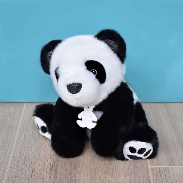 Peluche Panda So Chic Noir 17 cm