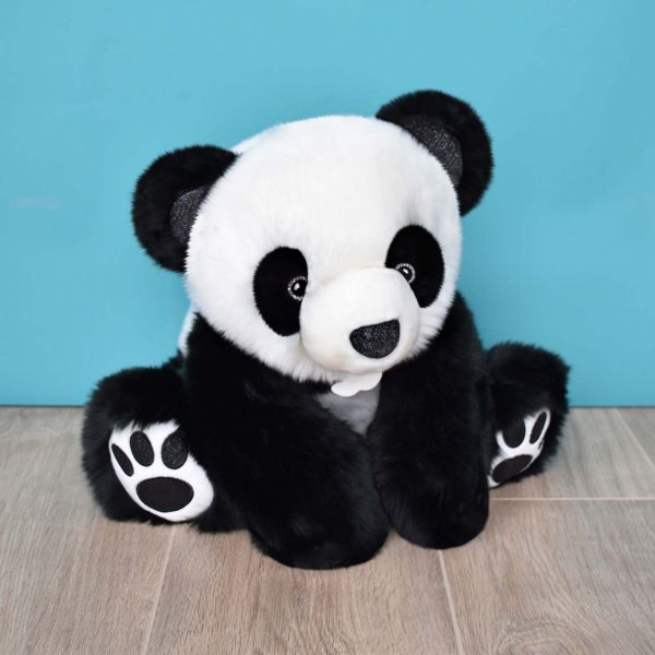 Peluche Panda So Chic Noir 35 cm