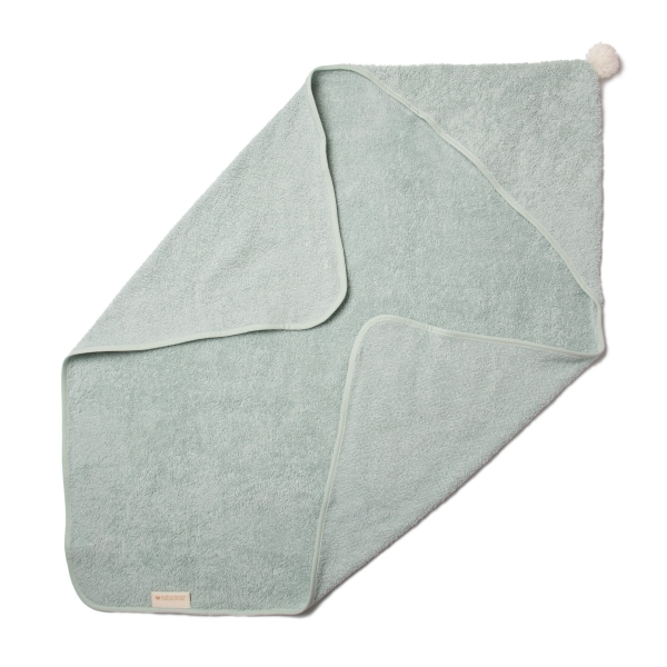 Cape de bain bébé So Cute coton bio green