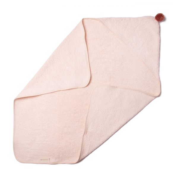 Cape de bain bébé So Cute coton bio pink