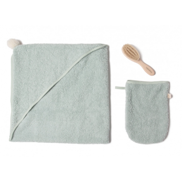 Coffret cape de bain bébé So cute vert