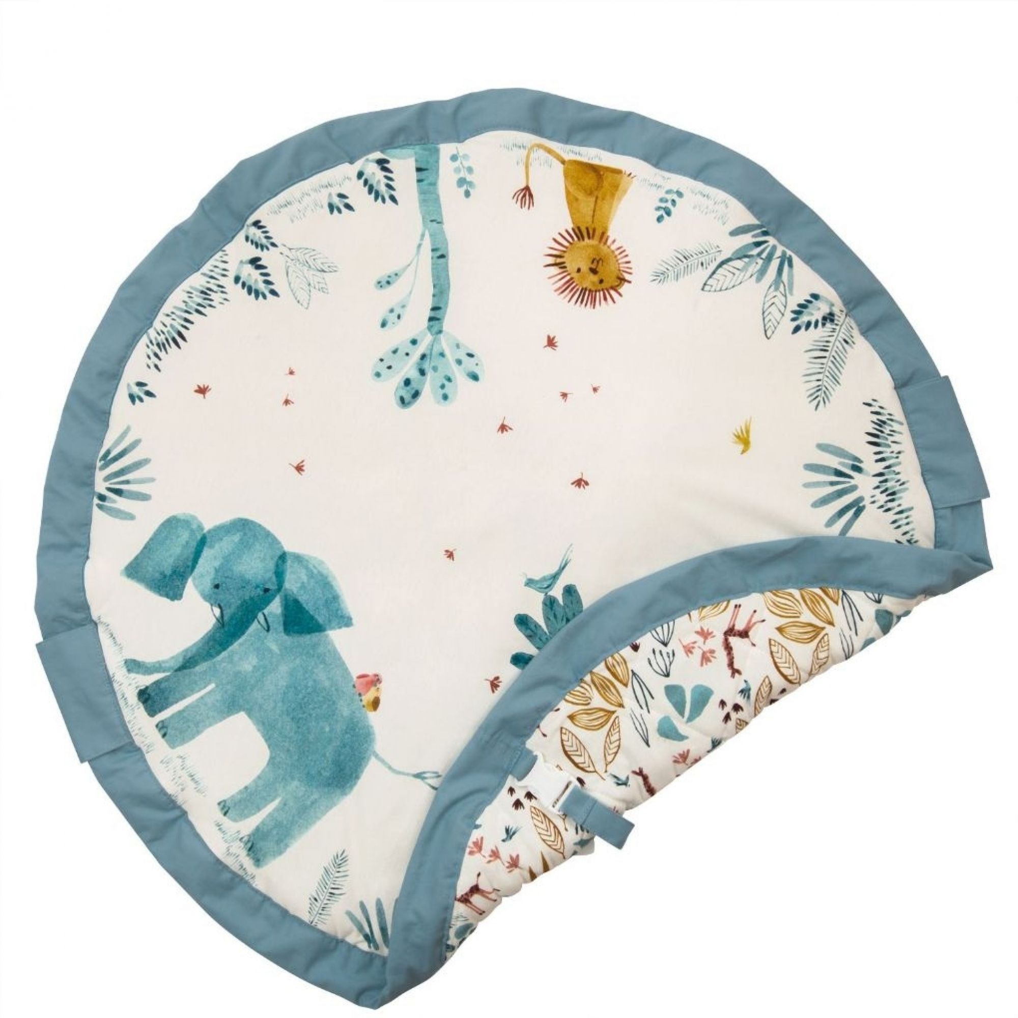 Play Go Sac A Jouets Tapis De Jeu 2 En 1 Sous Mon Baobab Moulin Roty Made In Bebe